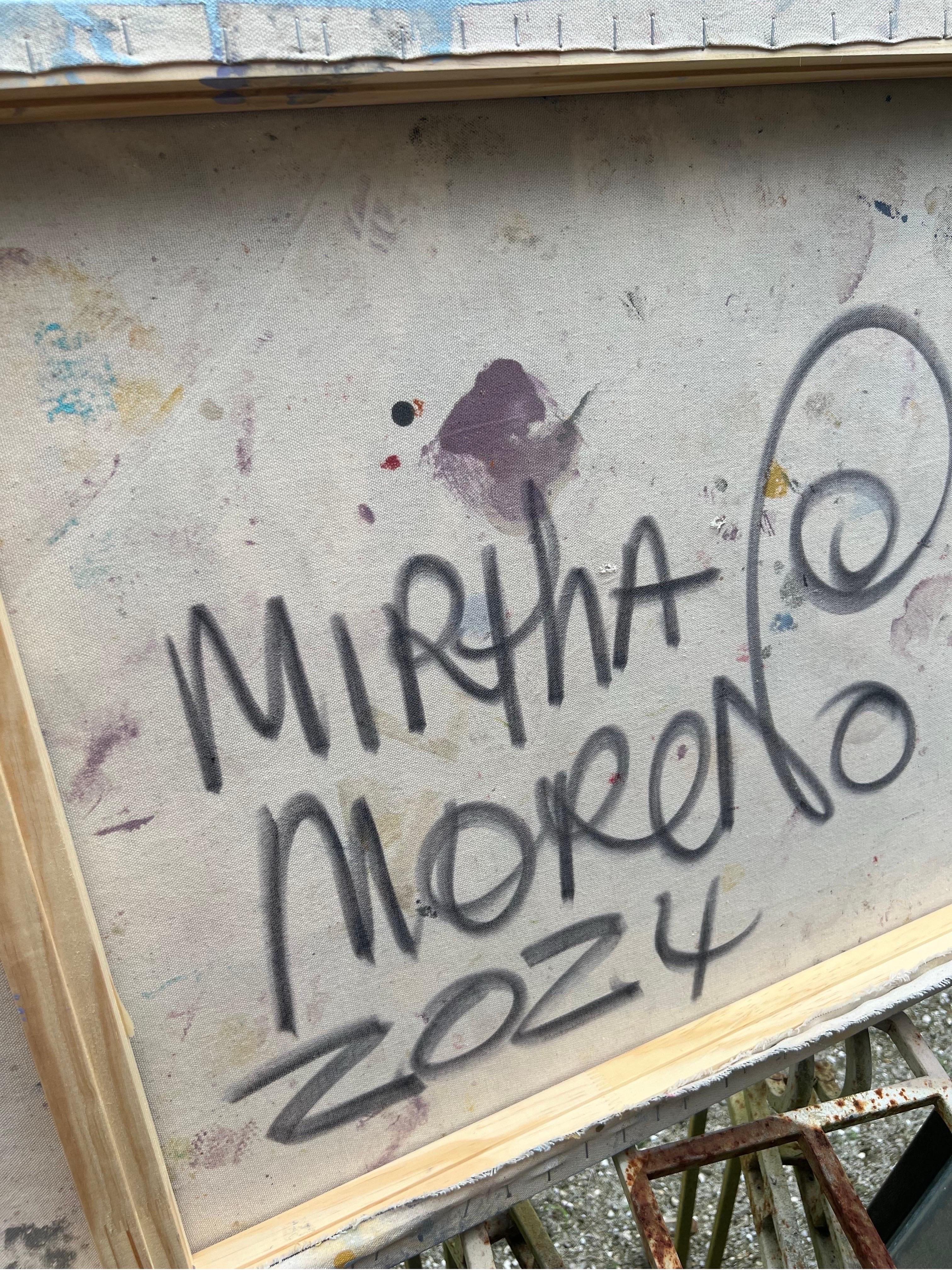 Olio su tela intitolato 