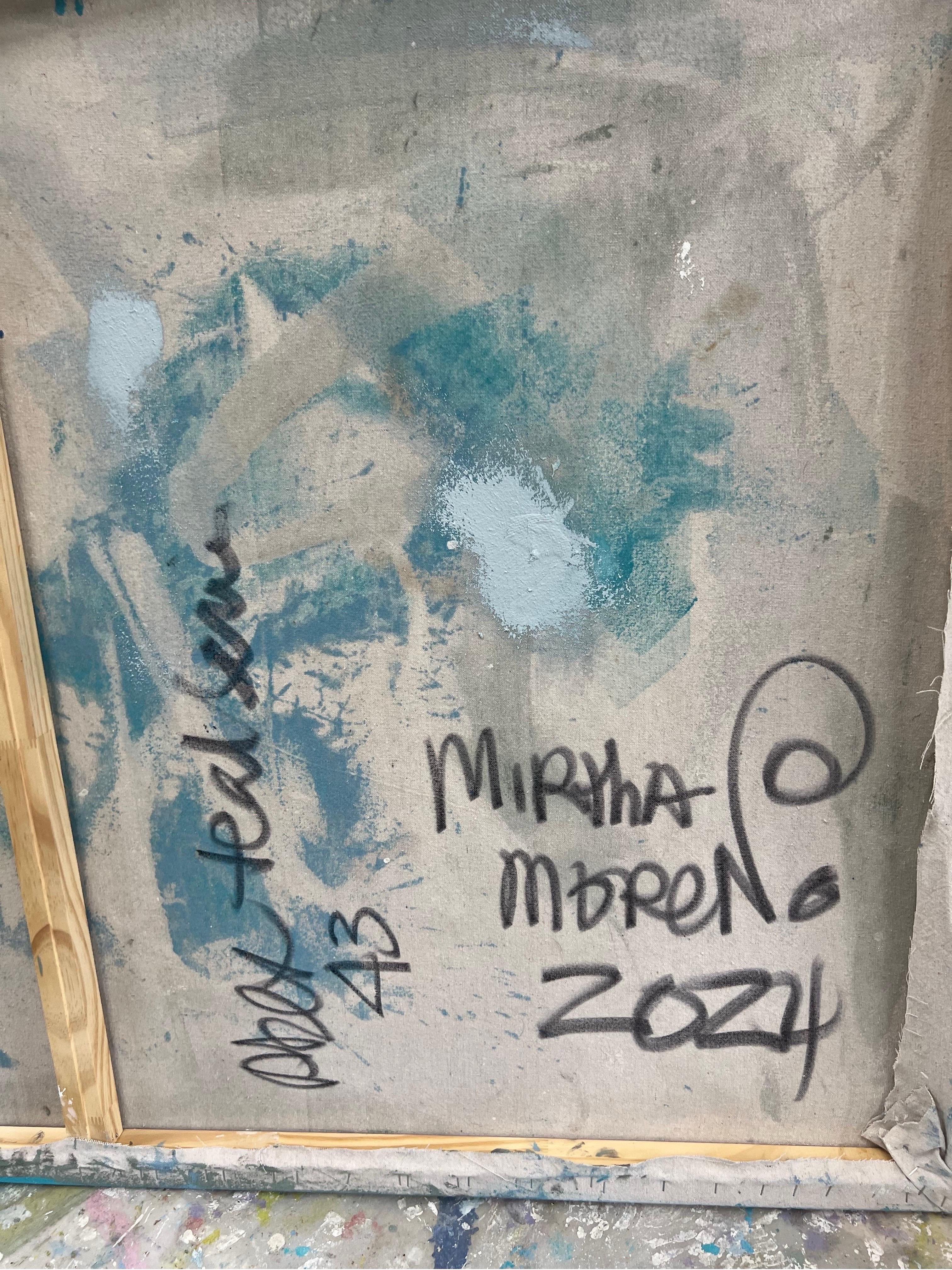 Olio su tela intitolato 