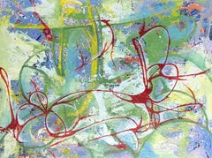 Öl auf Leinwand mit dem Titel: Rote Schleife 30 x 40