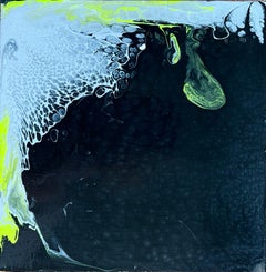 Peinture à l'huile sur panneau intitulée Proton II