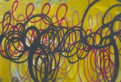 Peinture à l'huile originale sur toile intitulée : « Balaclava II »  47.75 x 73