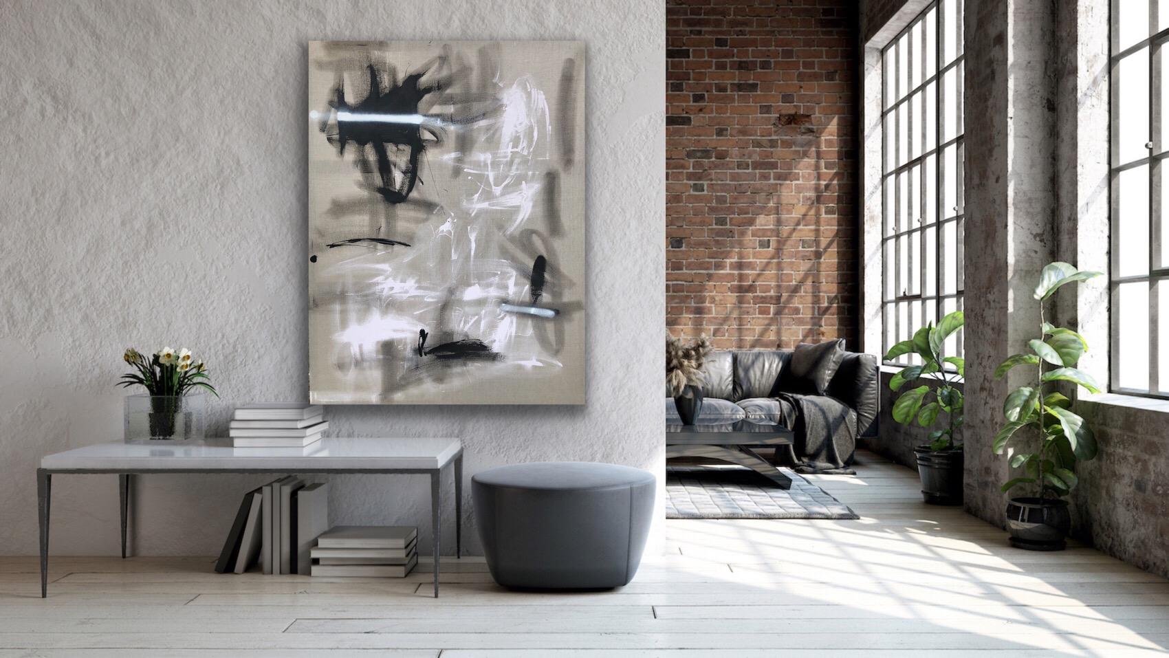 Original Painting on Linen Titled: Salt & Pepper II 5