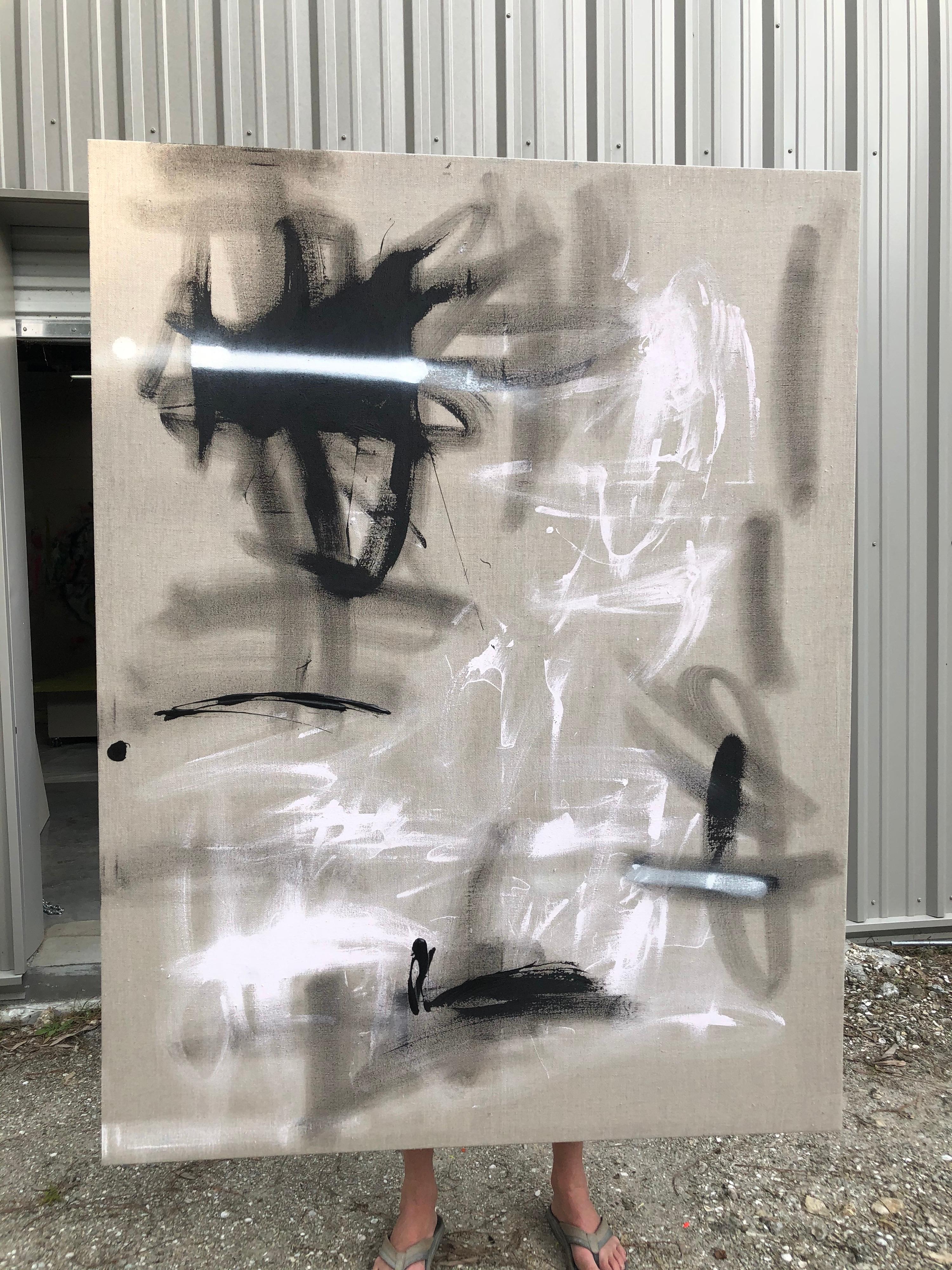 Original Painting on Linen Titled: Salt & Pepper II 4