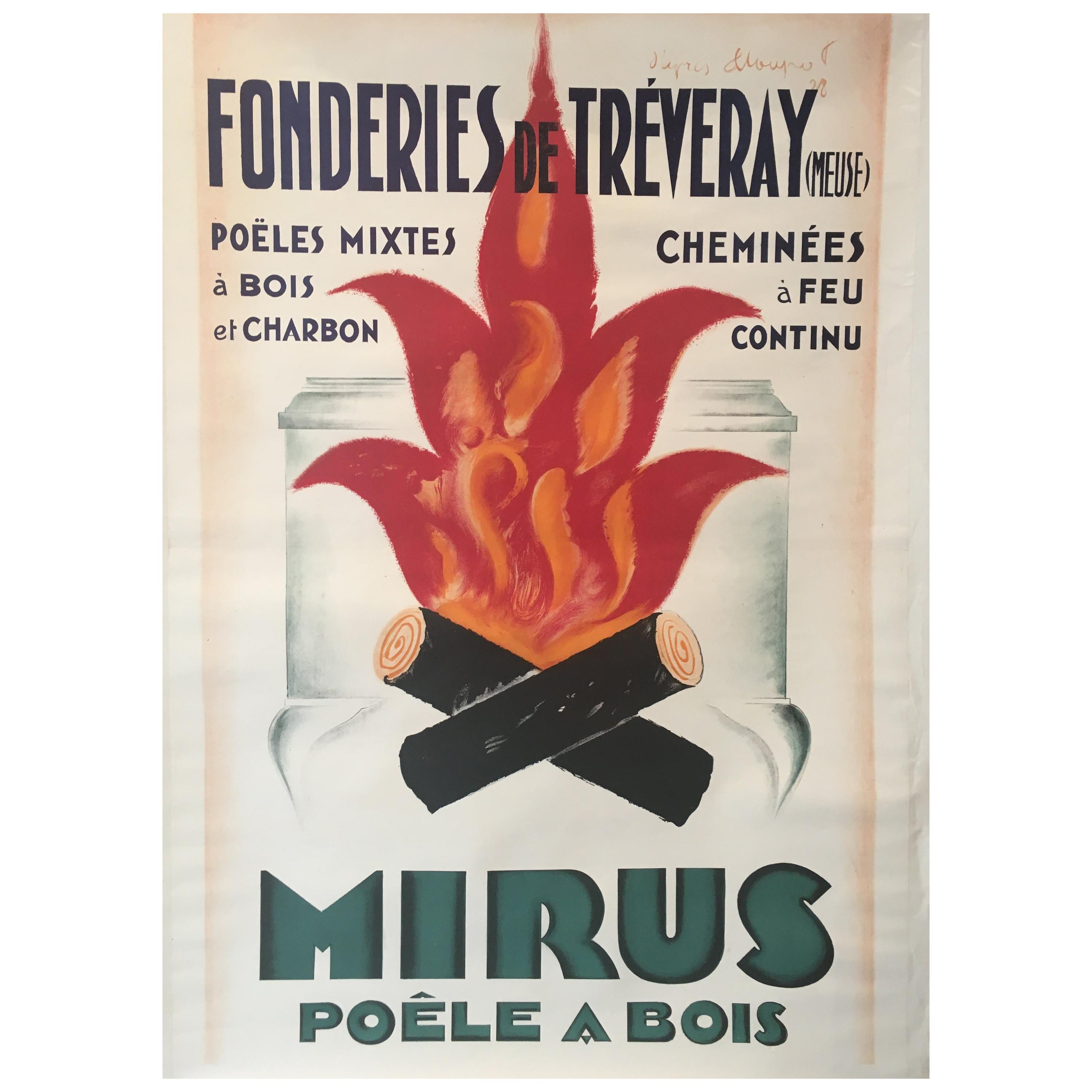 'MIRUS' by Charles Loupot Original Vintage Poster, circa 1935