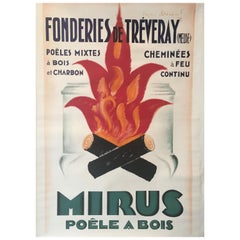 'MIRUS' by Charles Loupot Original Used Poster, circa 1935