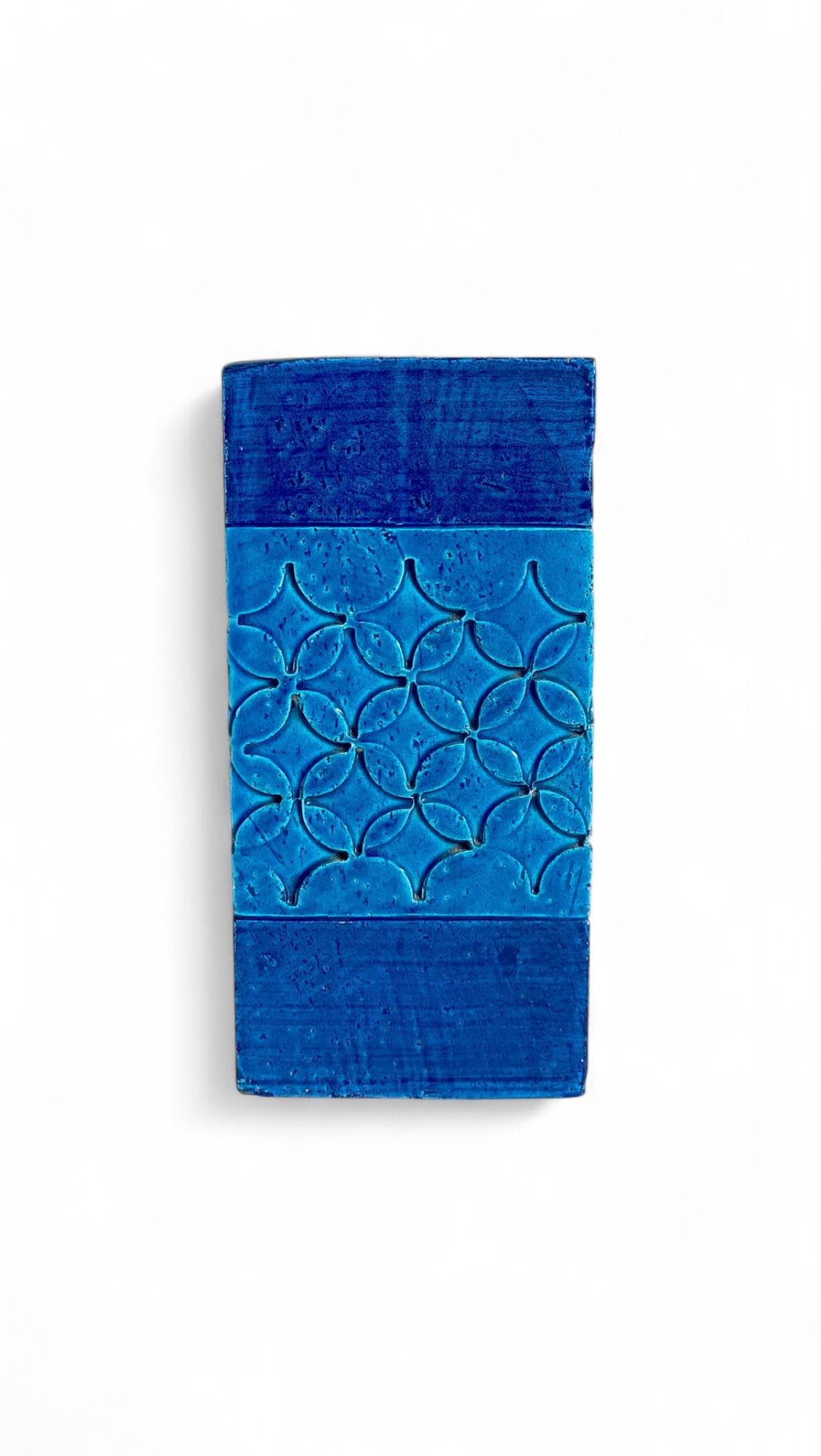 Mid-Century Bitossi by Aldo Londi Rimini Blu Ceramic Vase, Italy, 1960s For Sale 6