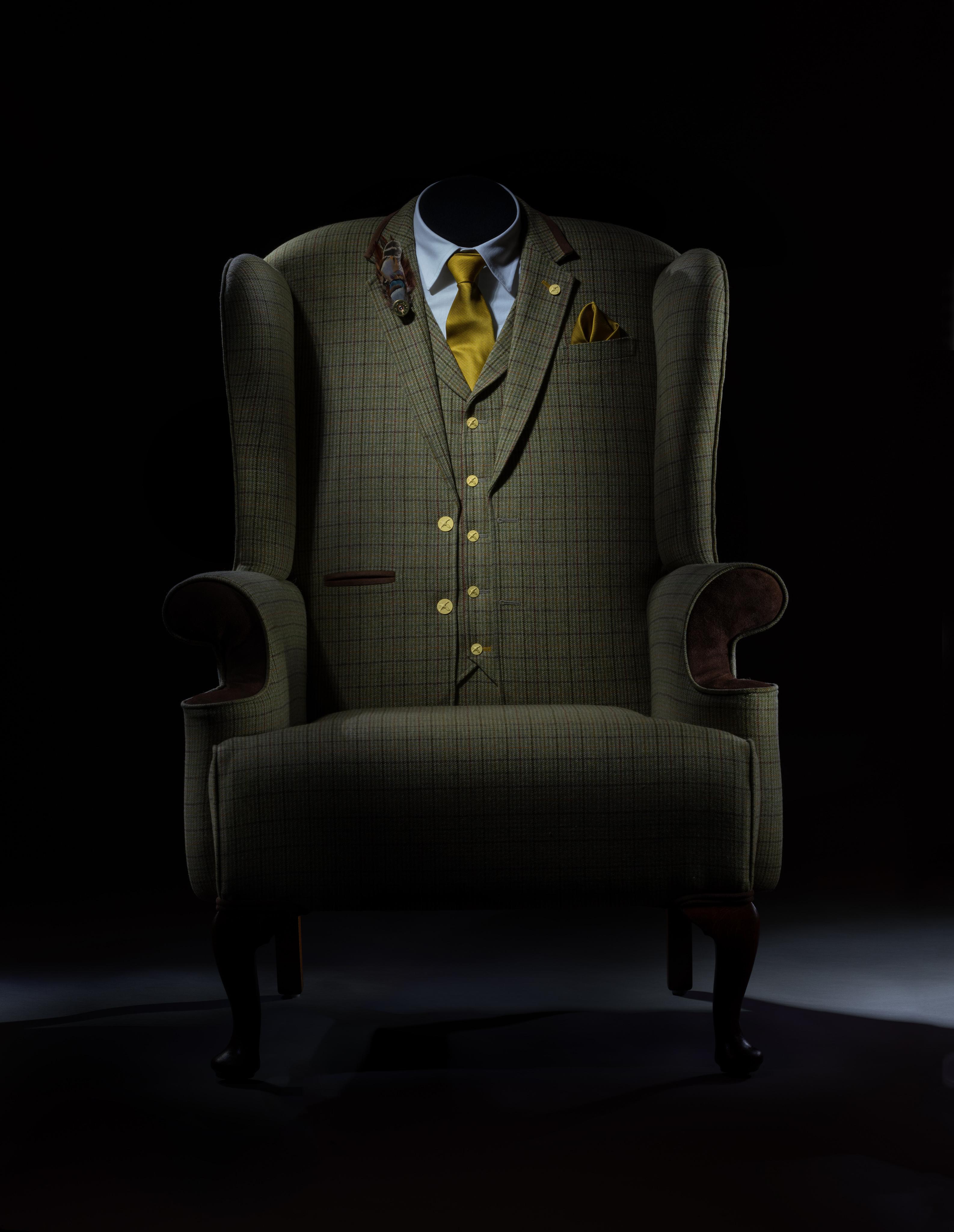 The dapper tweed hunting wing chair.

 

An eclectic version of our ever popular Country tweed range of unique, bespoke one-off armchairs. Traditionally restored and upholstered midcentury hardwood frame lovingly re-engineered in this quirky