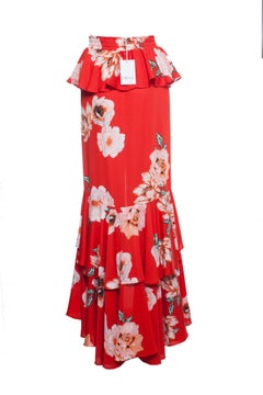 Misa, gonna Lucia in papavero floreale