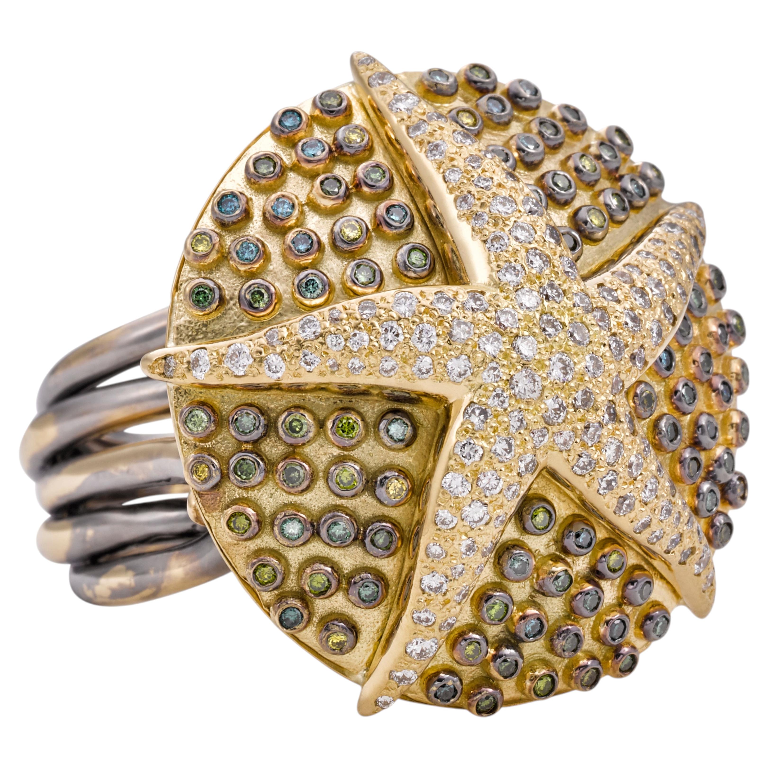 Misahara Seestern 18k Gold Ring