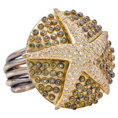 Misahara Starfish 18k Gold Ring
