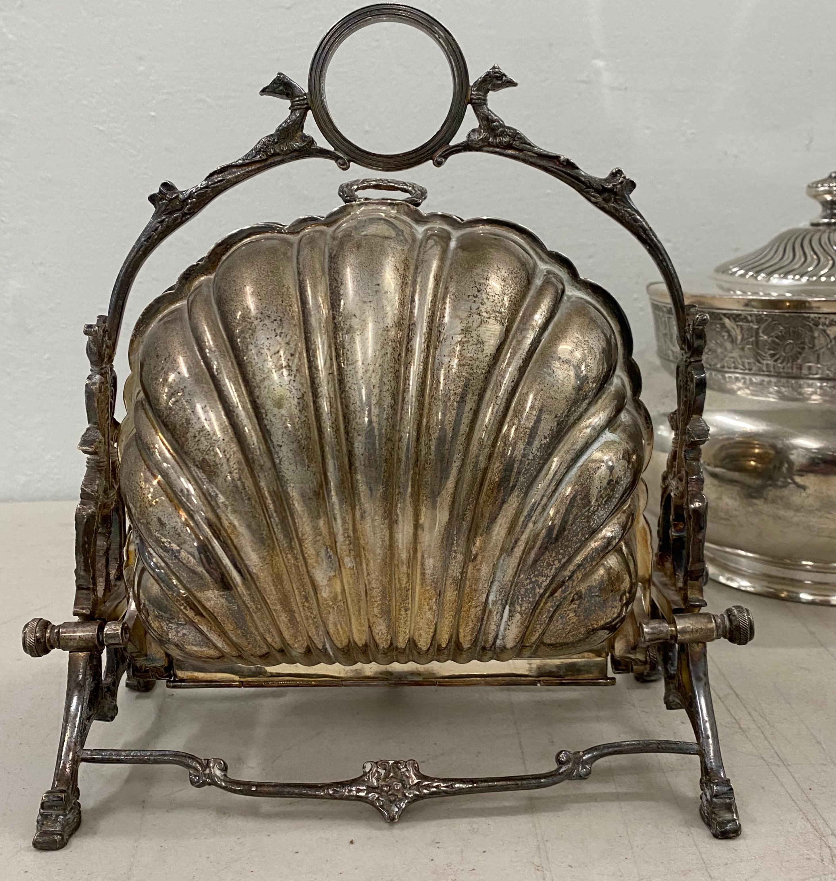 Misc Collection of Various Silverplate Tableware, 19th to 20th C In Good Condition For Sale In San Francisco, CA