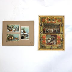 Miscellaneous Antique Advertising Trade Cards and Photos 19thC