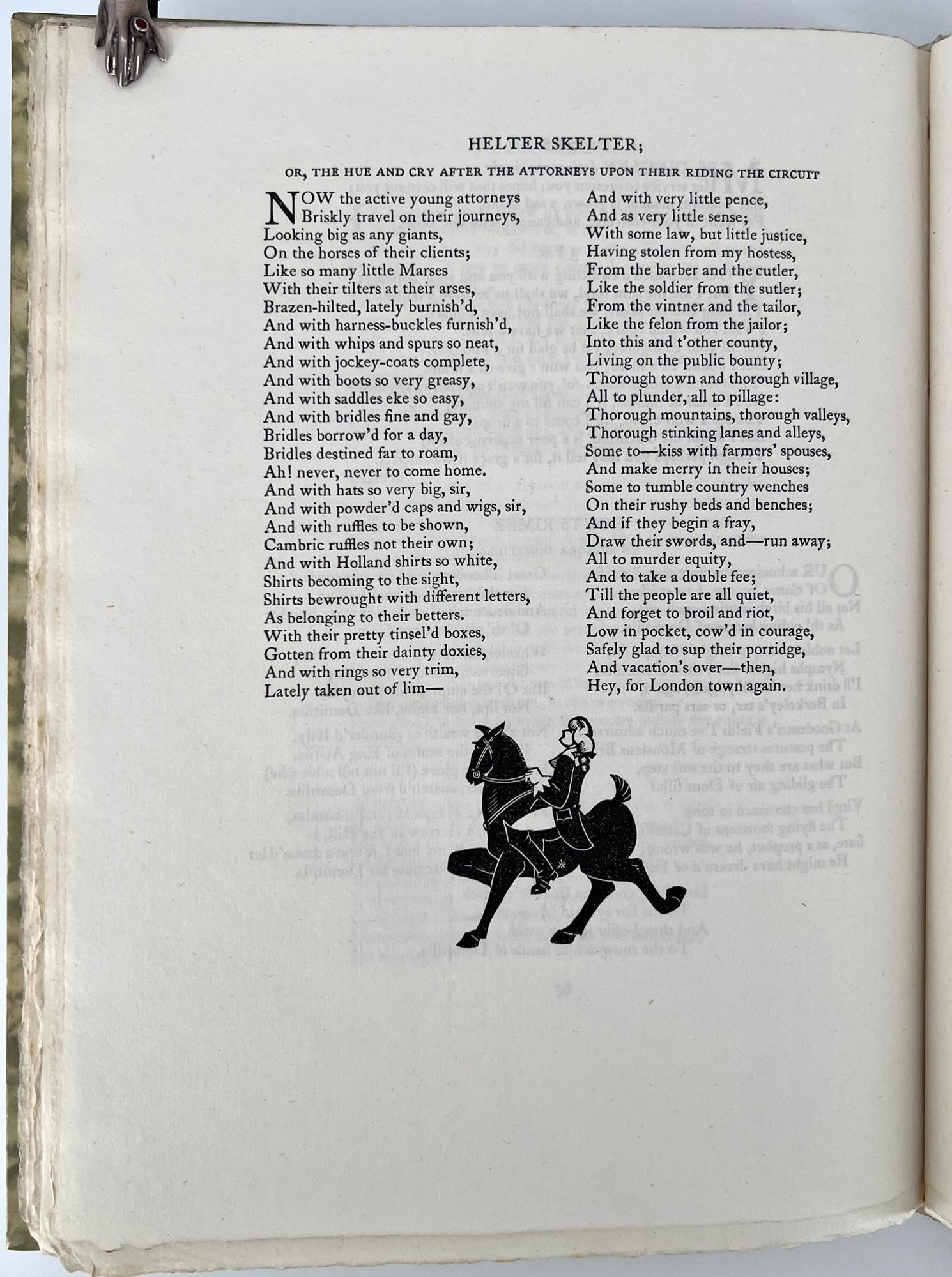 Miscellaneous Poems of Jonathan Swift / Golden Cokerell Press For Sale 3