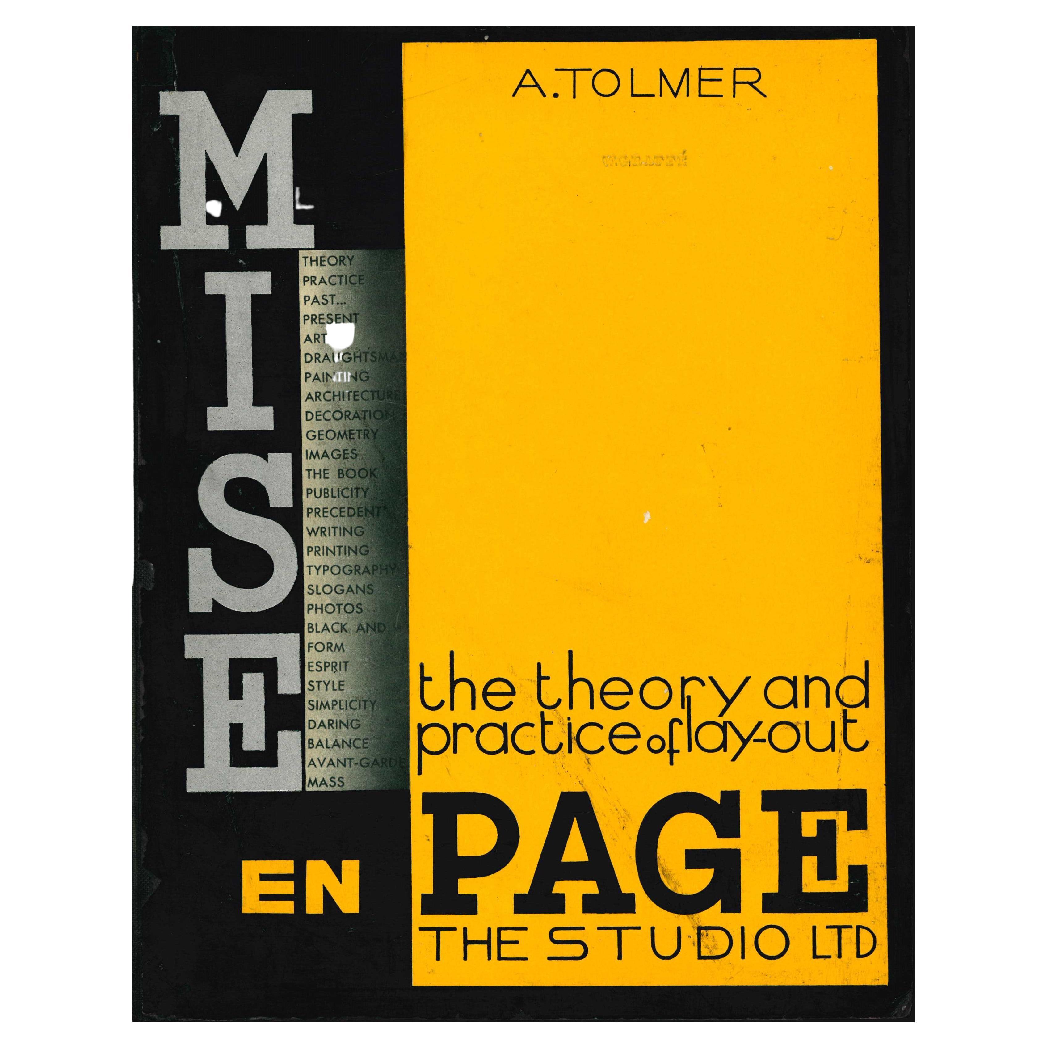 Mise en Page: The Theory and Practice of Lay-Out (Book) For Sale