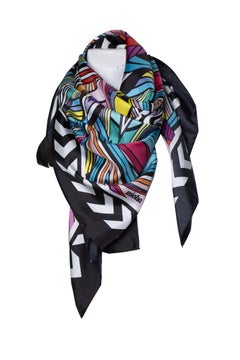 Misha, Sciarpa quadrata con stampa grafica