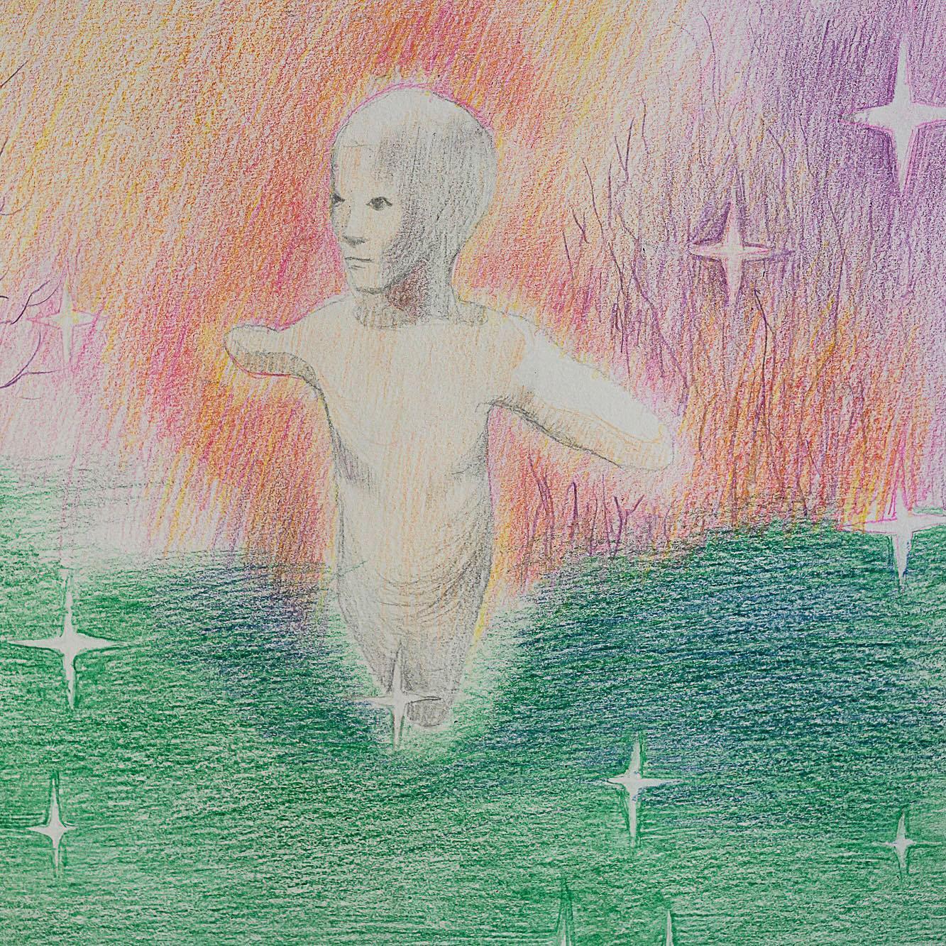 This Dream Again, Part 2 by Misha Gudwin - Color pencils on paper, 2023 For Sale 4