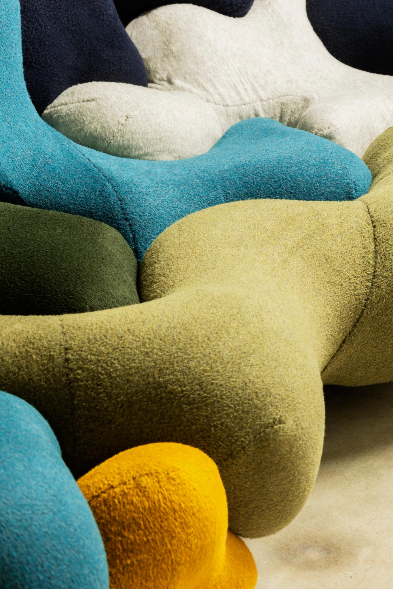 Contemporary Misha Kahn, Mole Eats Worm Sofa For Sale