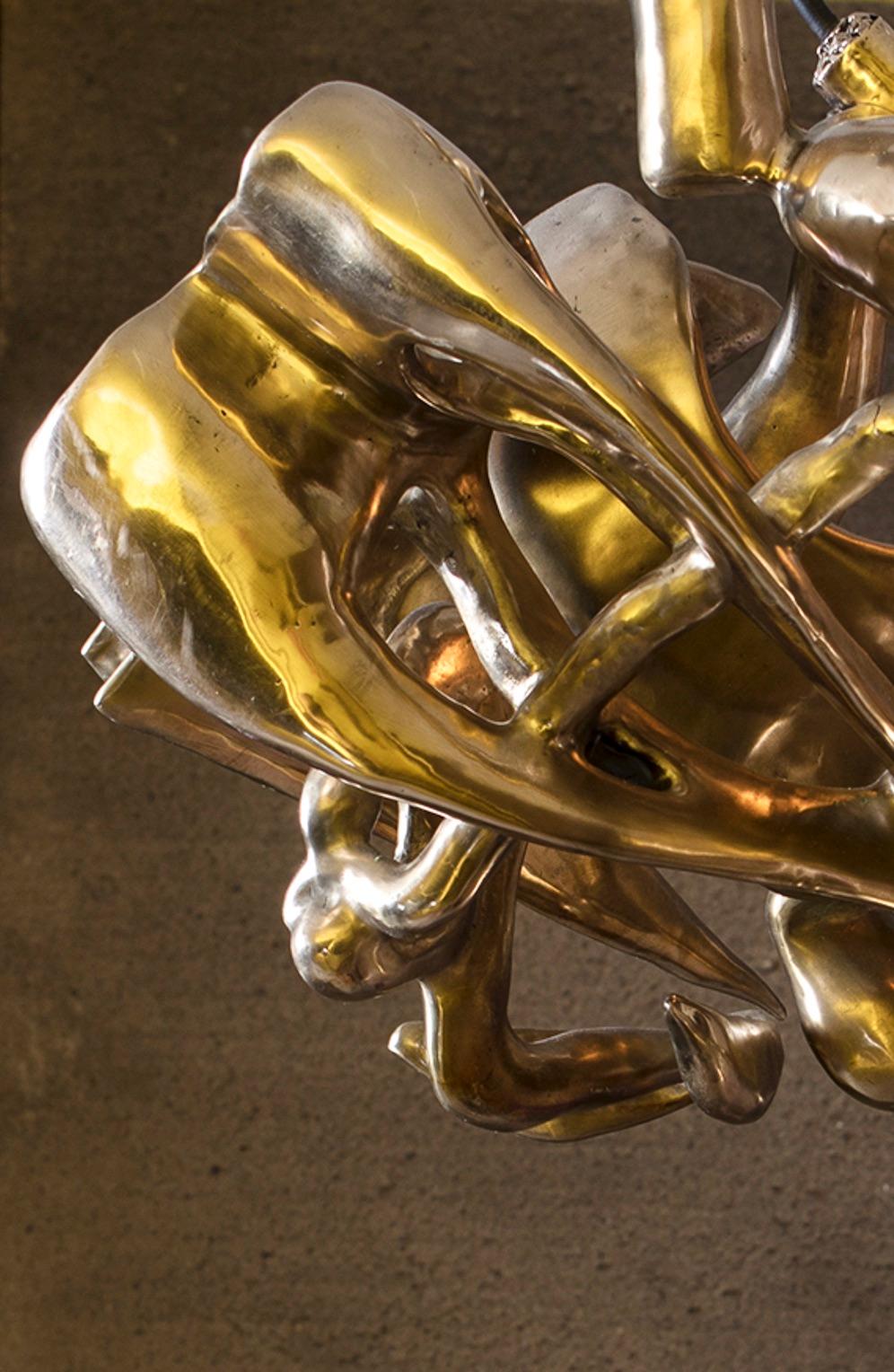 Misha Kahn [American, b. 1989]
The Tiny Thing I Forgot, 2019
Bronze
Measures: 24.5 x 13 x 17.5 inches
62 x 33 x 44.5 cm
This work is unique

Misha Kahn was born in Duluth, Minnesota in 1989. He graduated from the Rhode Island School of Design