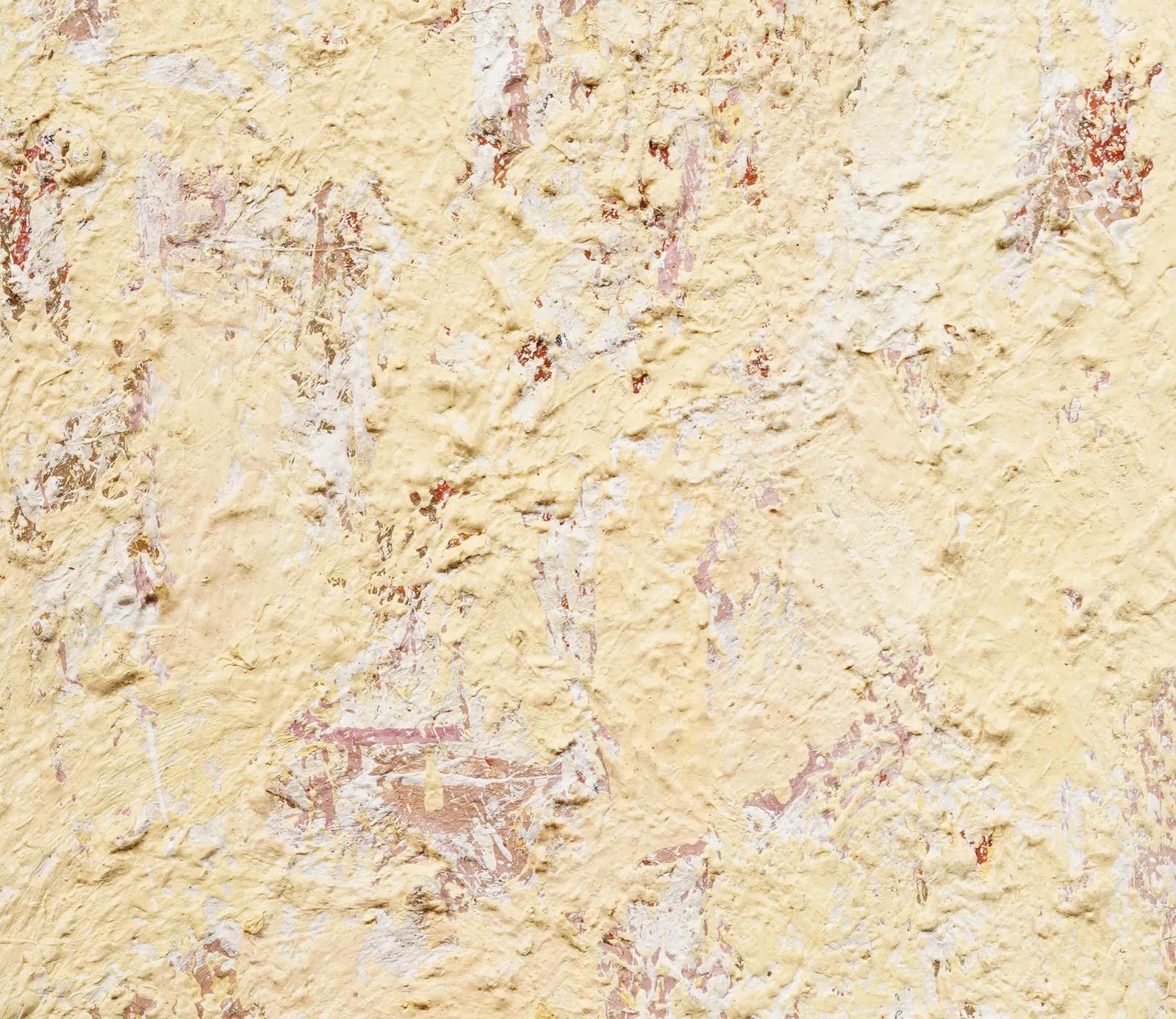 Antico dipinto ad olio ucraino espressionista astratto americano a spessore - Painting Astratto di Misha Reznikoff (1905-1971)