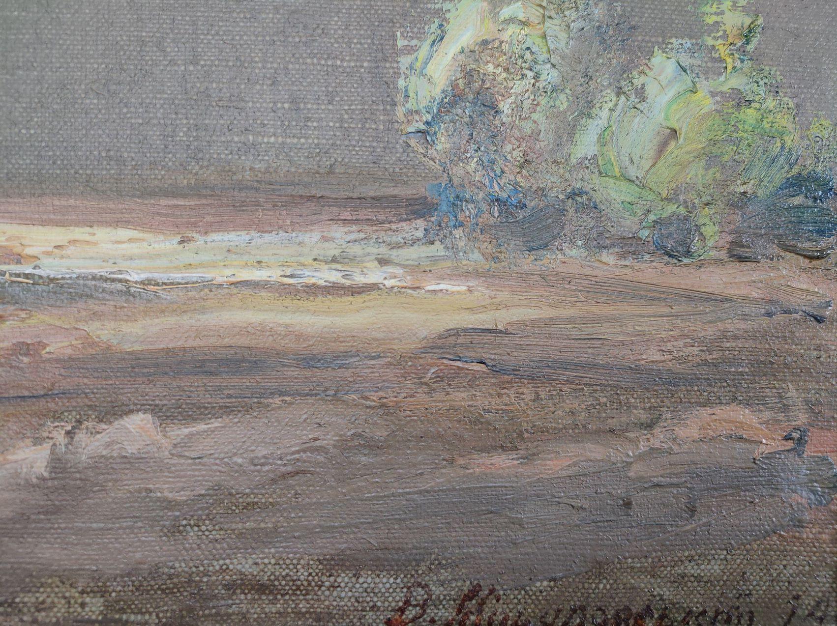 Ukraine, Landscape, Original oil Painting, Ready to Hang For Sale 5