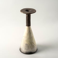 MISIA Nackte Raku-Keramik-Skulptur Vase - Design Nino Basso - Einzelstück