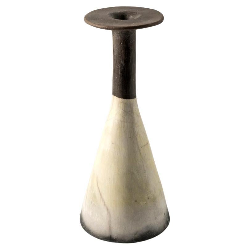 MISIA Nackte Raku-Keramik-Skulptur Vase - Design Nino Basso - Einzelstück
