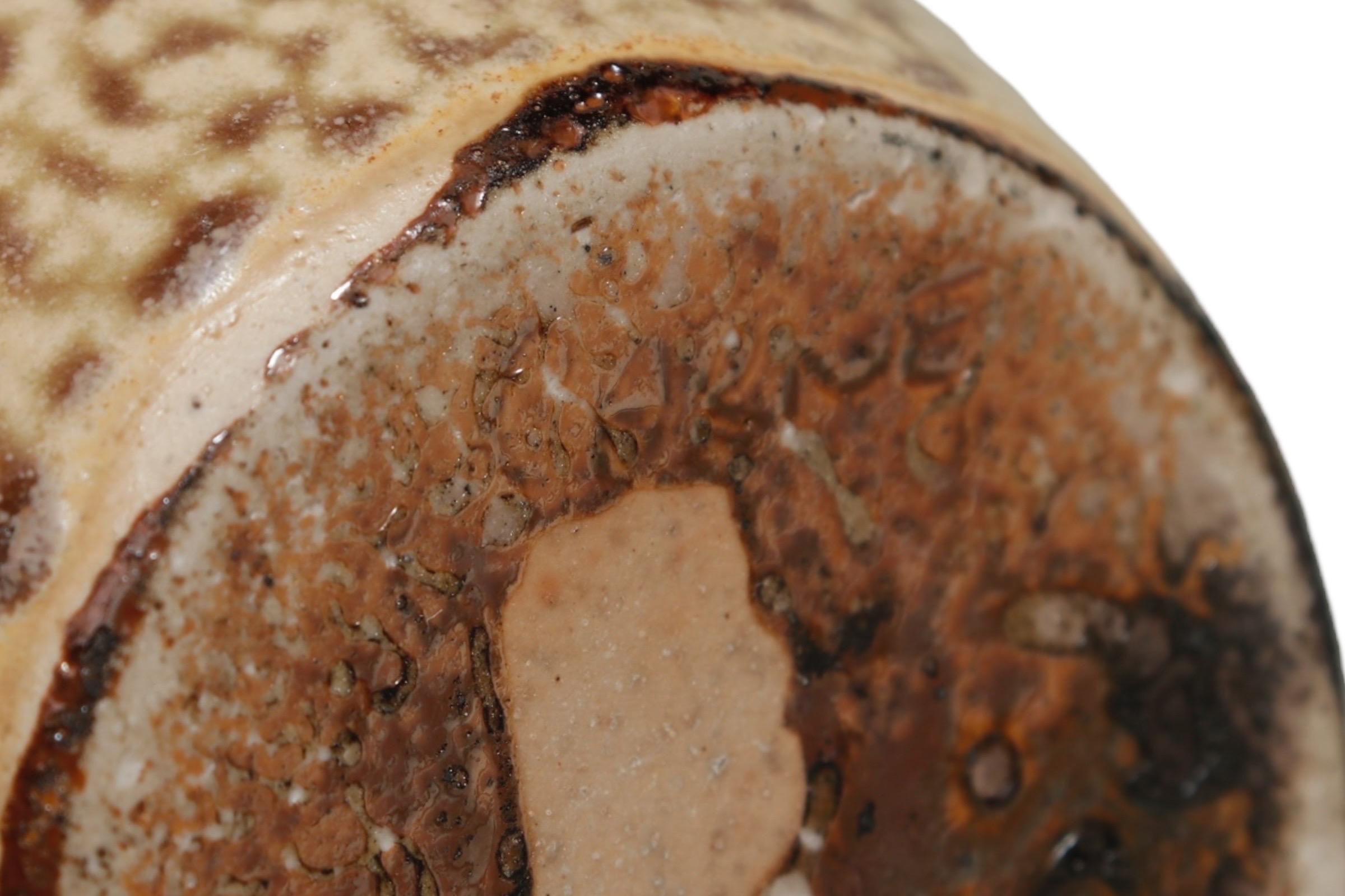 Mismatched Drip Glaze Earthenware Mugs - Set of 4 For Sale 2