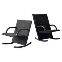 Mismatched T-Line Rocking Chairs by Burkhard Vogtherr for Arflex