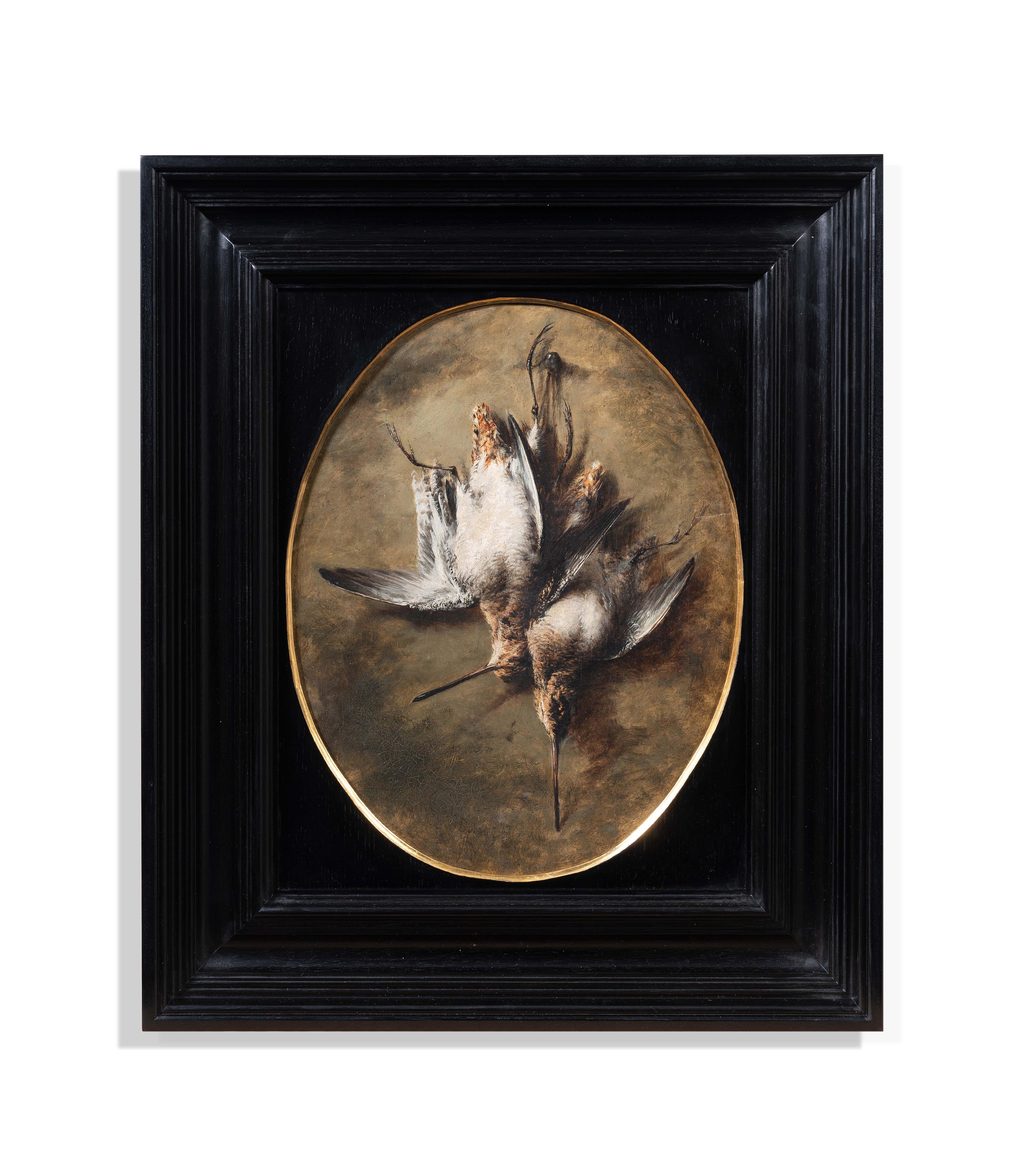 Ein Tromp L'Oeil-Stillleben einer hängenden Schnepfe