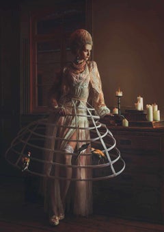 Bird Cage by Miss Aniela - Portrait photography, surreal fashion, woman, birds