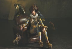Circus Circus (Surreal Fashion) - photography, woman with monkeys