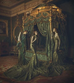 Gilt (Surreal Fashion) by Miss Aniela - Portrait photography, green & gold