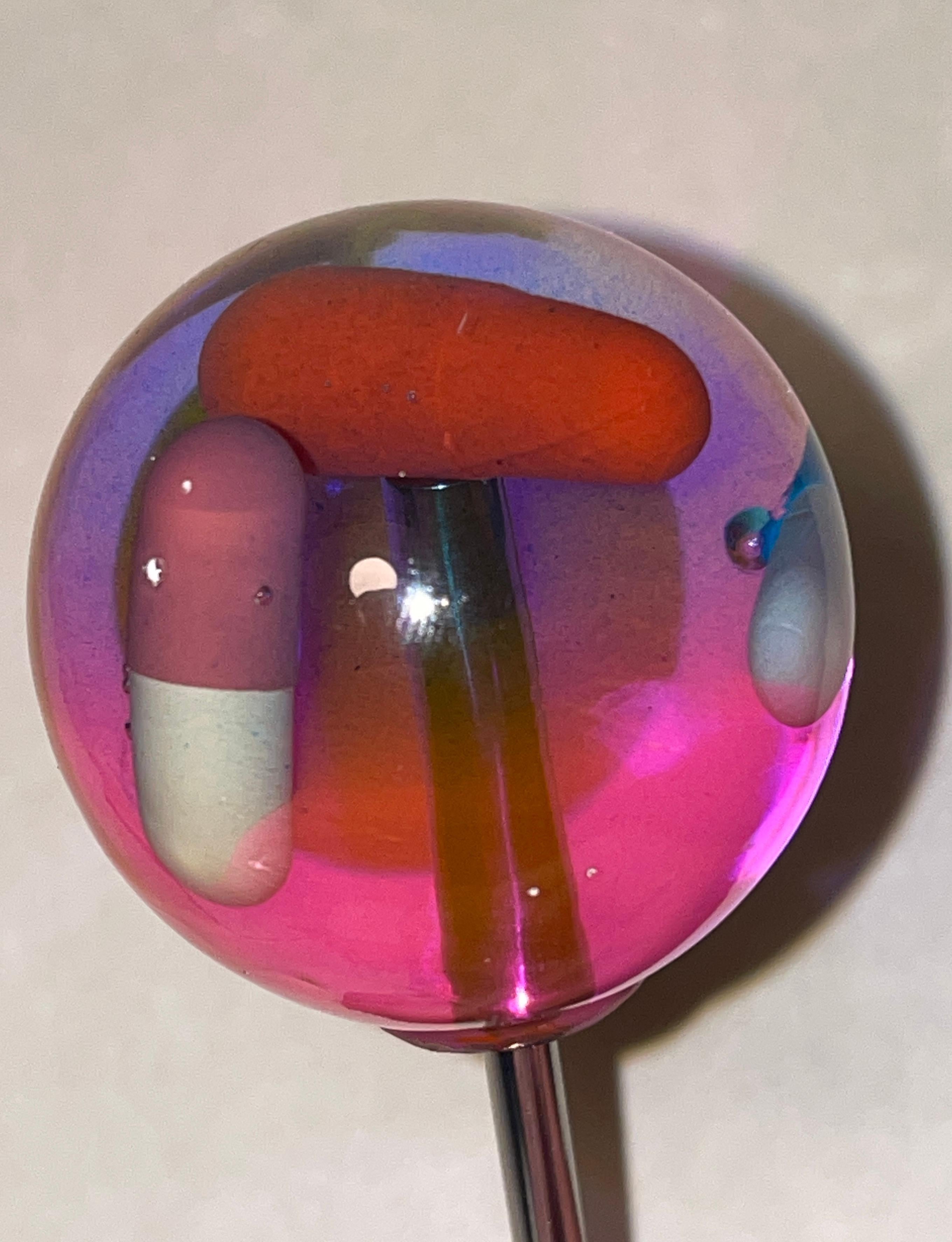 Miss Bugs Pill Lolly Pop Do No Harm Sculpture Pill POP Strawberry Flavor For Sale 1