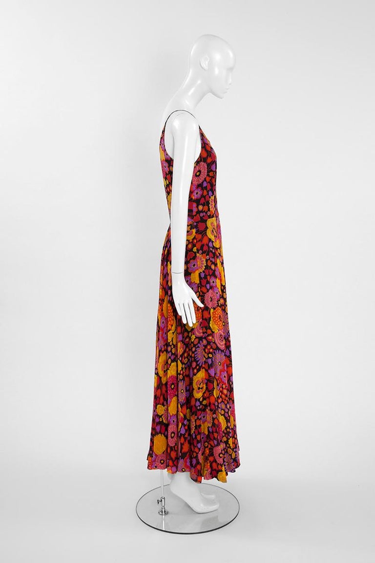 Miss Dior Printed Maxi Dress For Sale 1