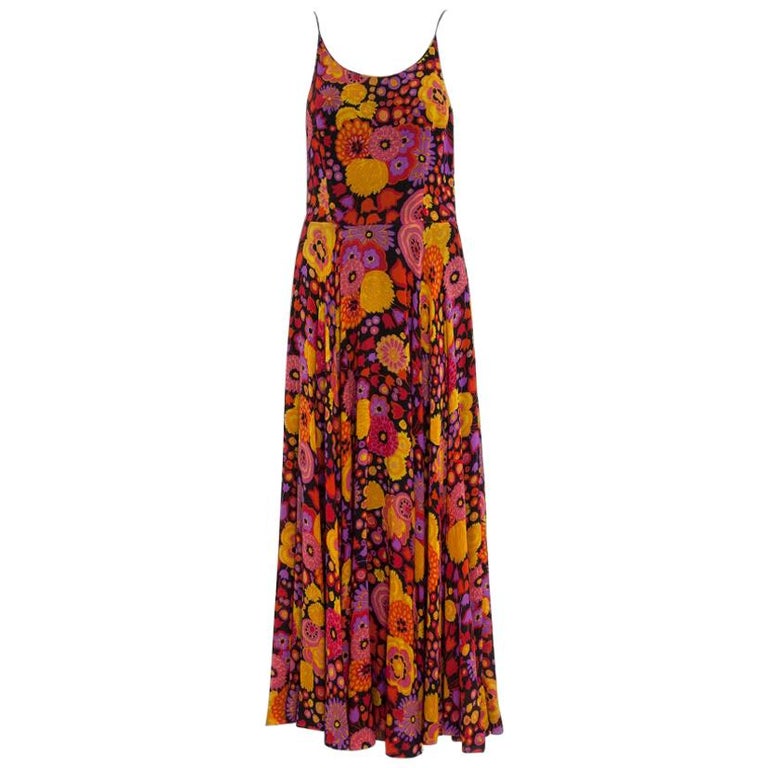 Miss Dior Printed Maxi Dress For Sale