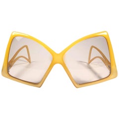 Miss Dior Vintage Mask Shield Ochre Optyl Collectors Item Sunglasses Germany