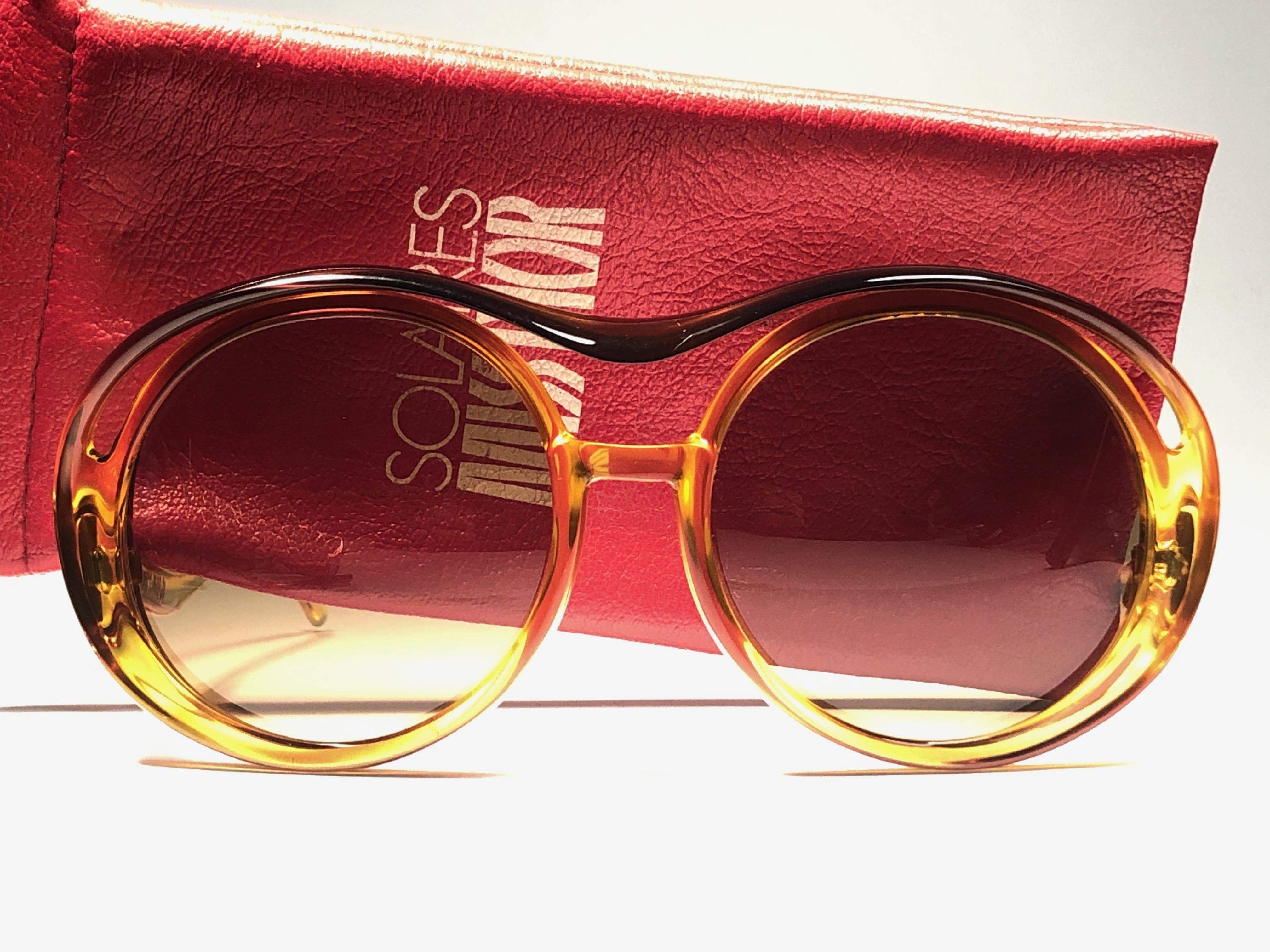Brown  Miss Dior Vintage Oversized Optyl Collectors Item P02 Sunglasses Germany For Sale
