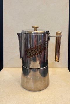 Miss LaVazza Italian Stainless Steel Moka Pot Espresso Coffee Maker