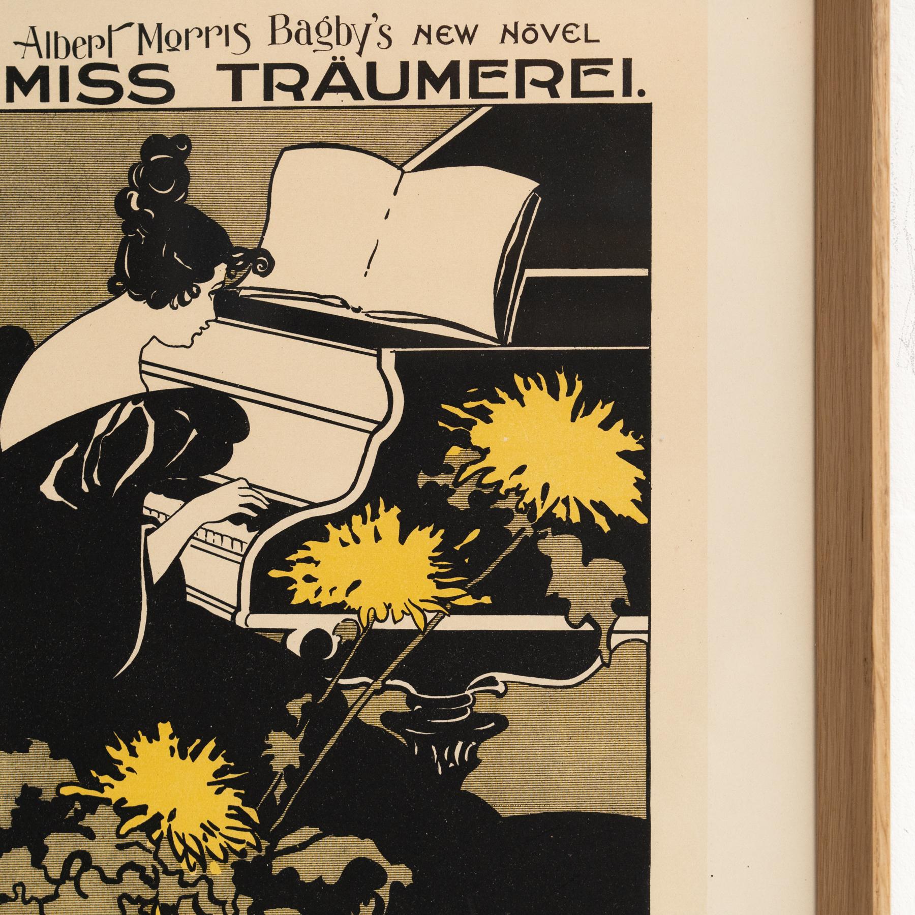 Miss Traumerei Artwork by Ethel Reed by Les Maitres de l'Affiche, circa 1930 For Sale 2