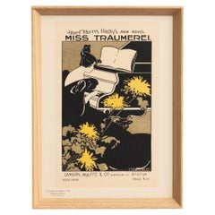 Vintage Miss Traumerei Artwork by Ethel Reed by Les Maitres de l'Affiche, circa 1930