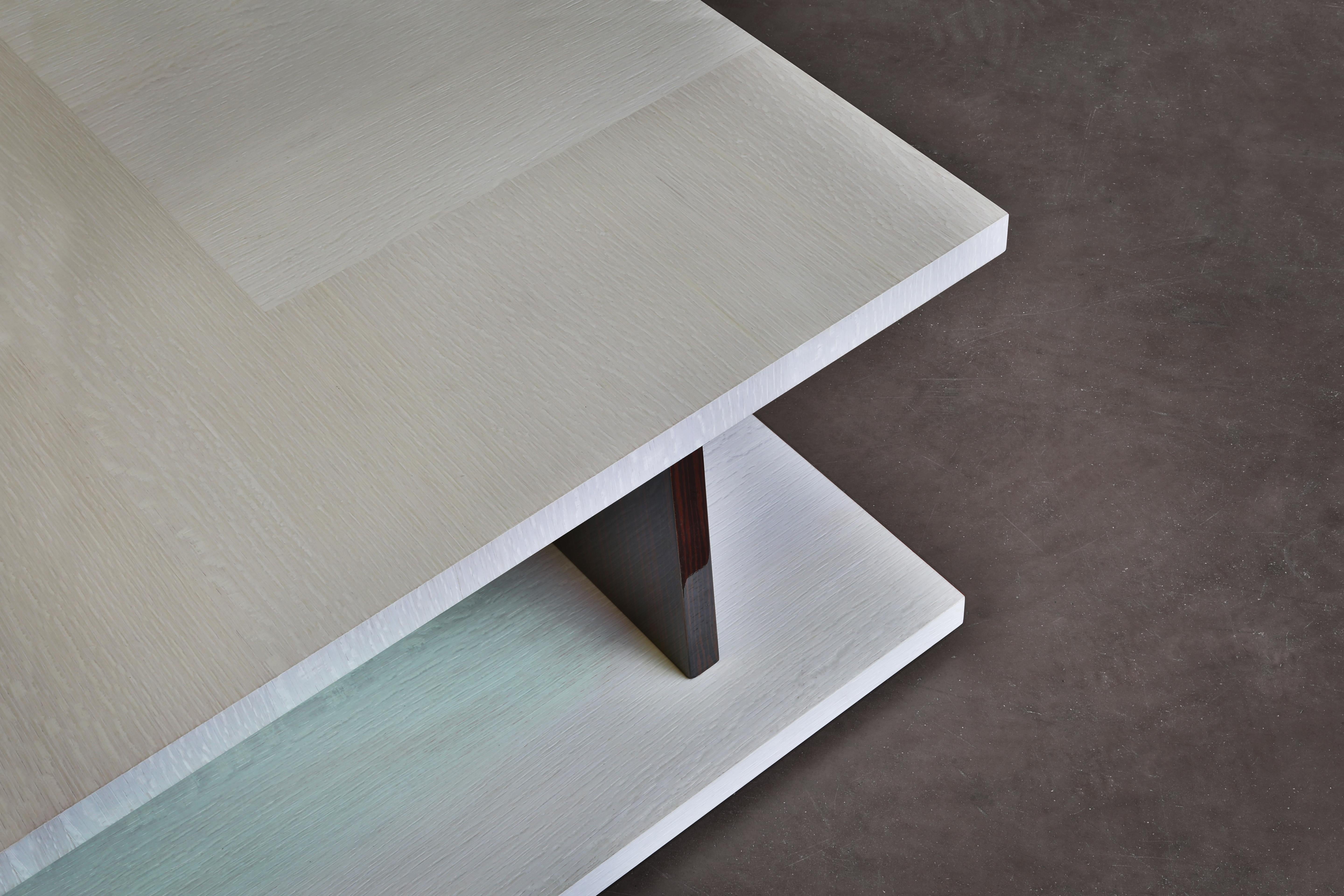 Postmoderne Table basse rectangulaire plaquée MDF Miss Vanda 180 de Casa Casati en vente