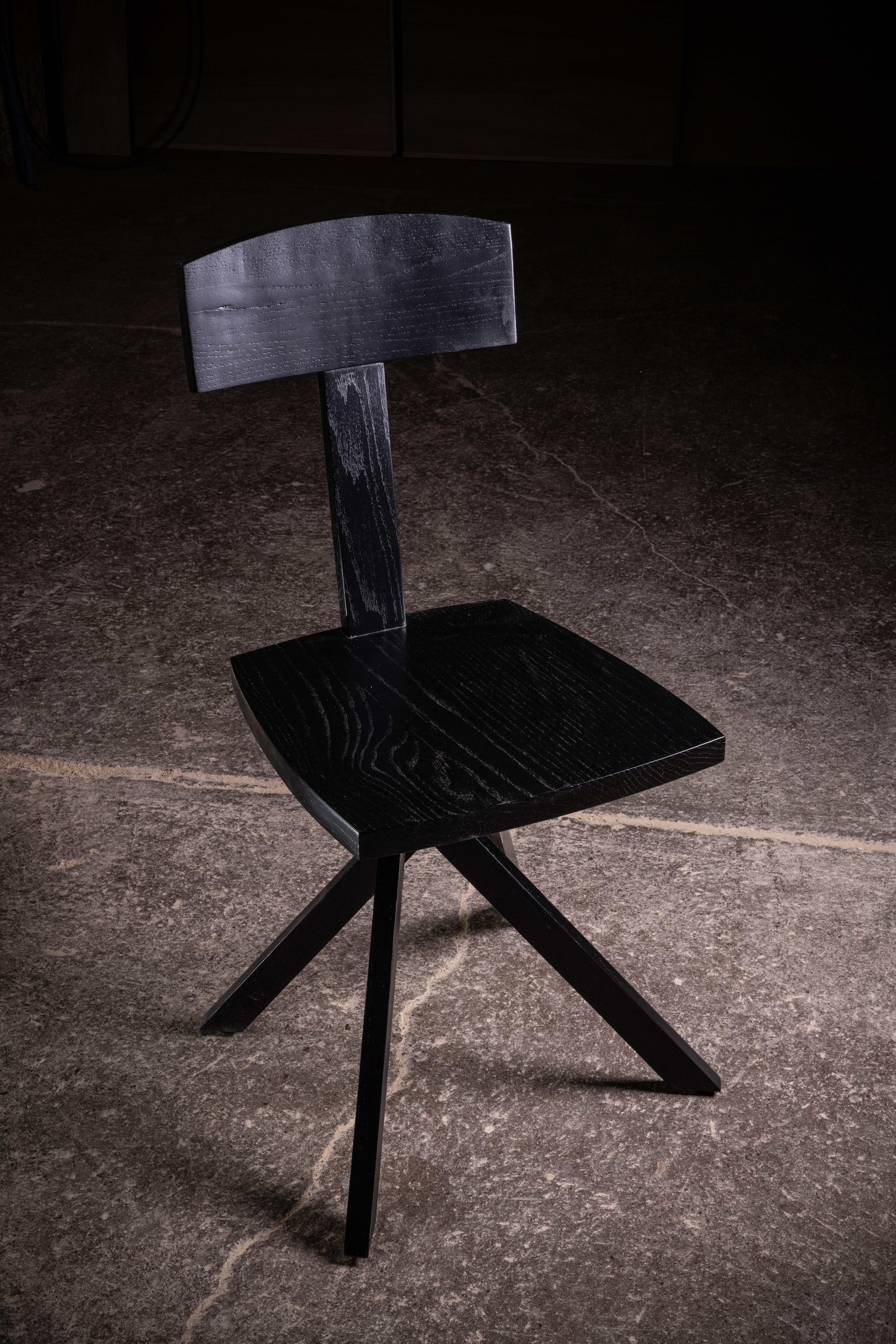 Homage to our favorite chairs.

Sculptural chairs in solid oak.