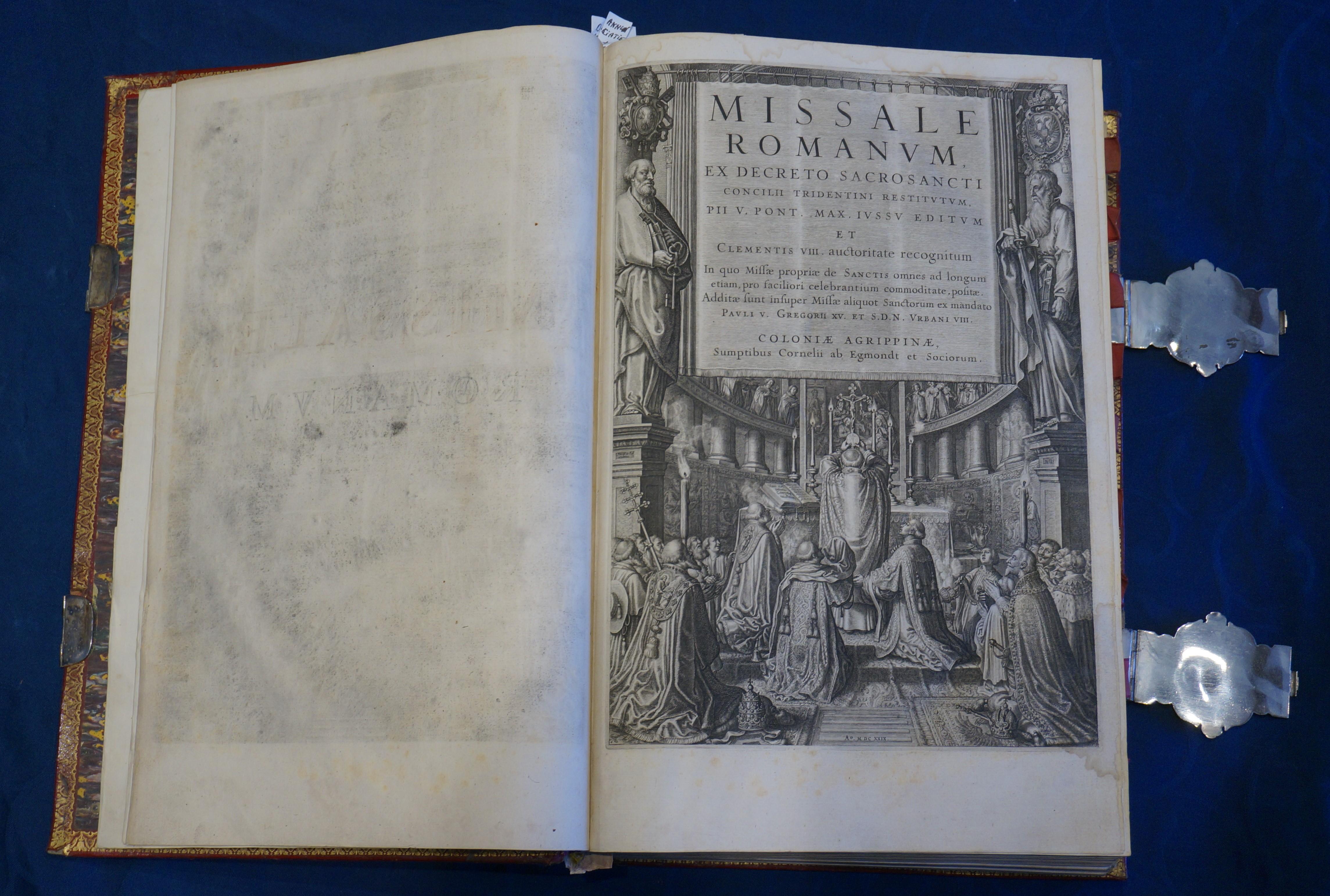 Belgian Missal with numerous engravings by Cornelis Galle, early 17th c.