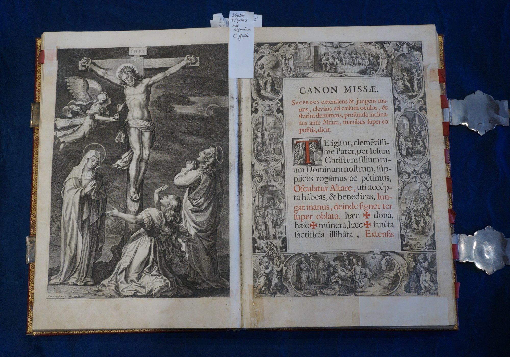 17th Century Missal with numerous engravings by Cornelis Galle, early 17th c.