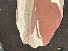 Misshapes Organic Shapes Rug in Blush Color by RAG home