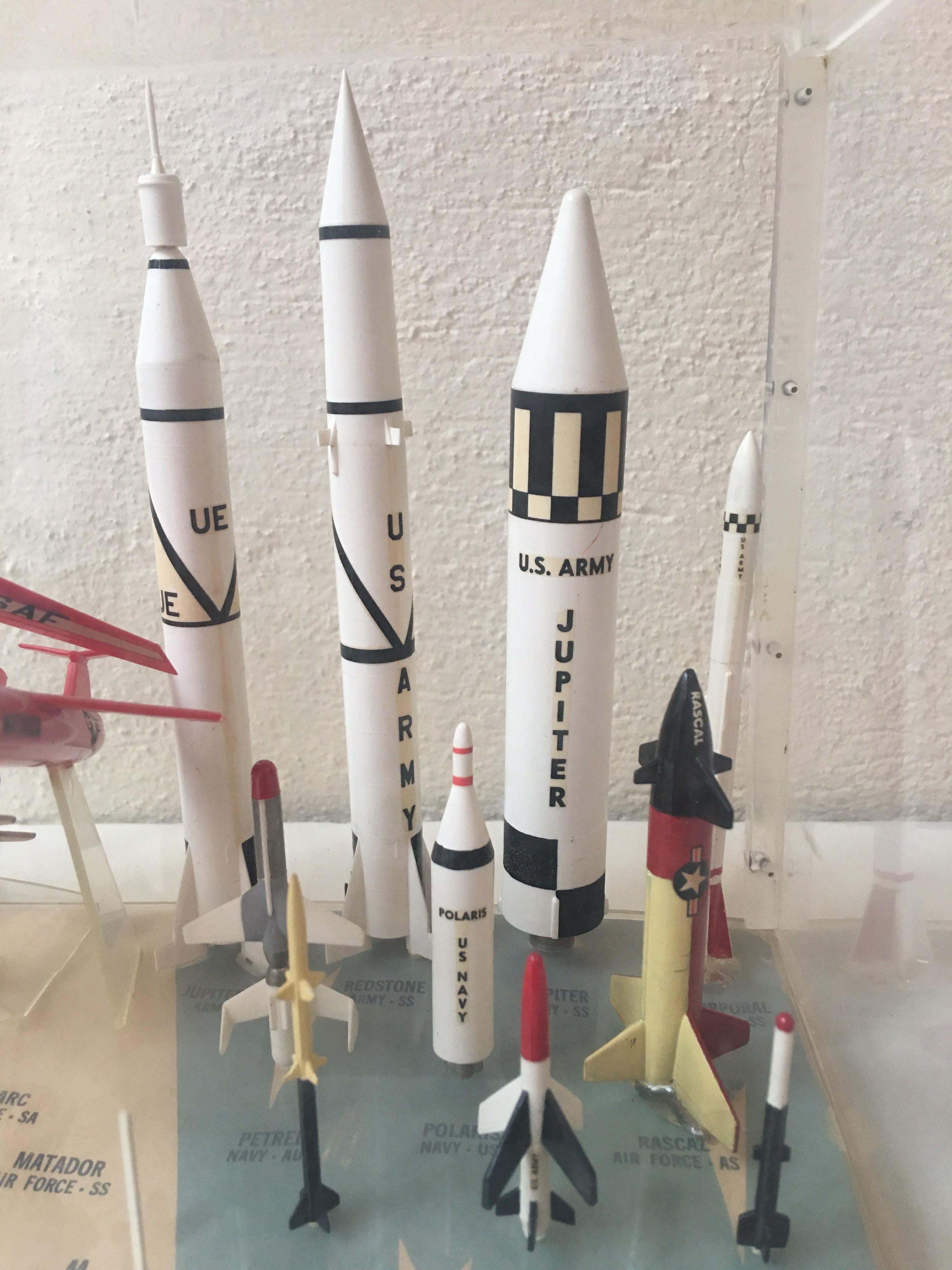 Mid-Century Modern Missile Arsenal by Monogram, 1958
