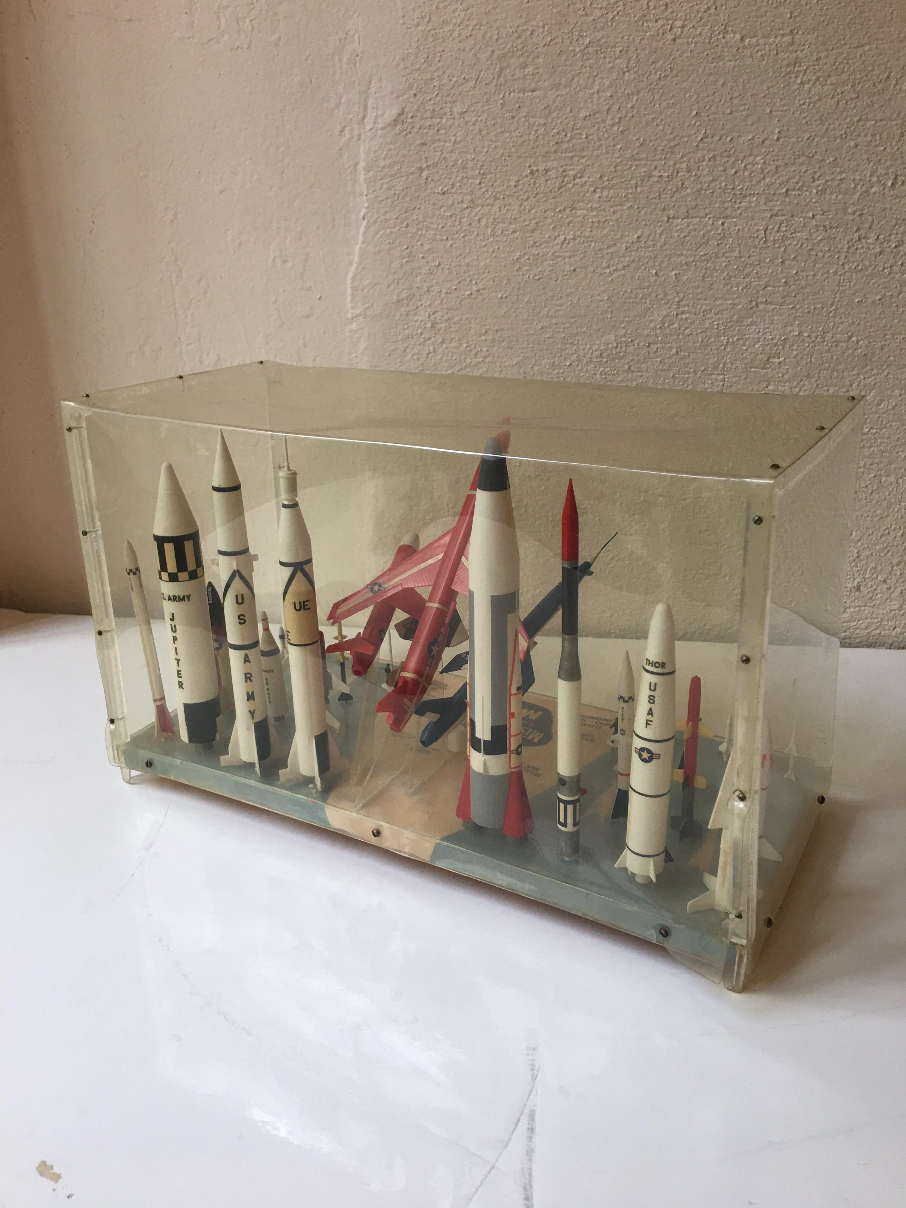 Mid-20th Century Missile Arsenal by Monogram, 1958