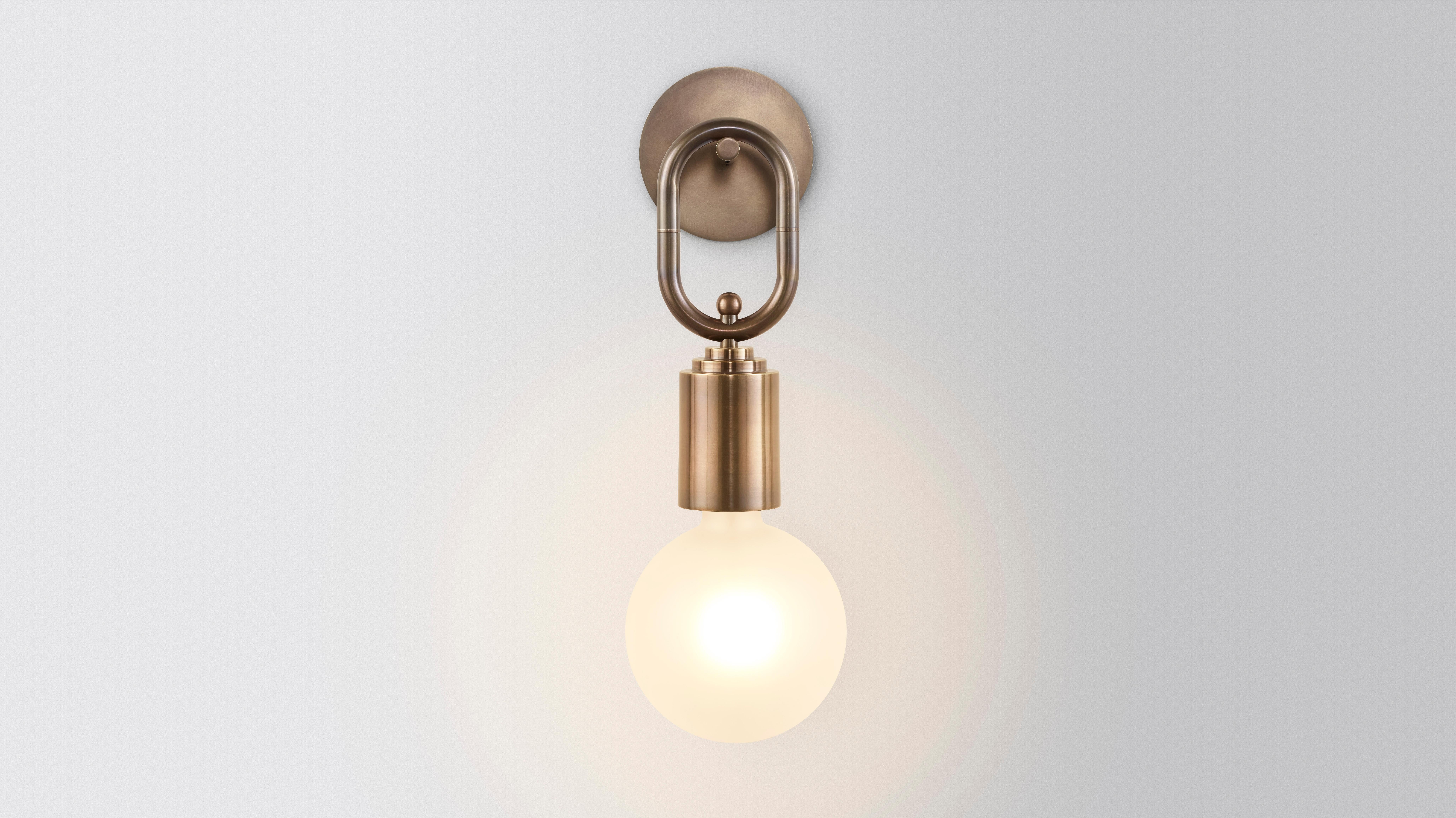 Modern Missing Link Wall Sconce by Volker Haug