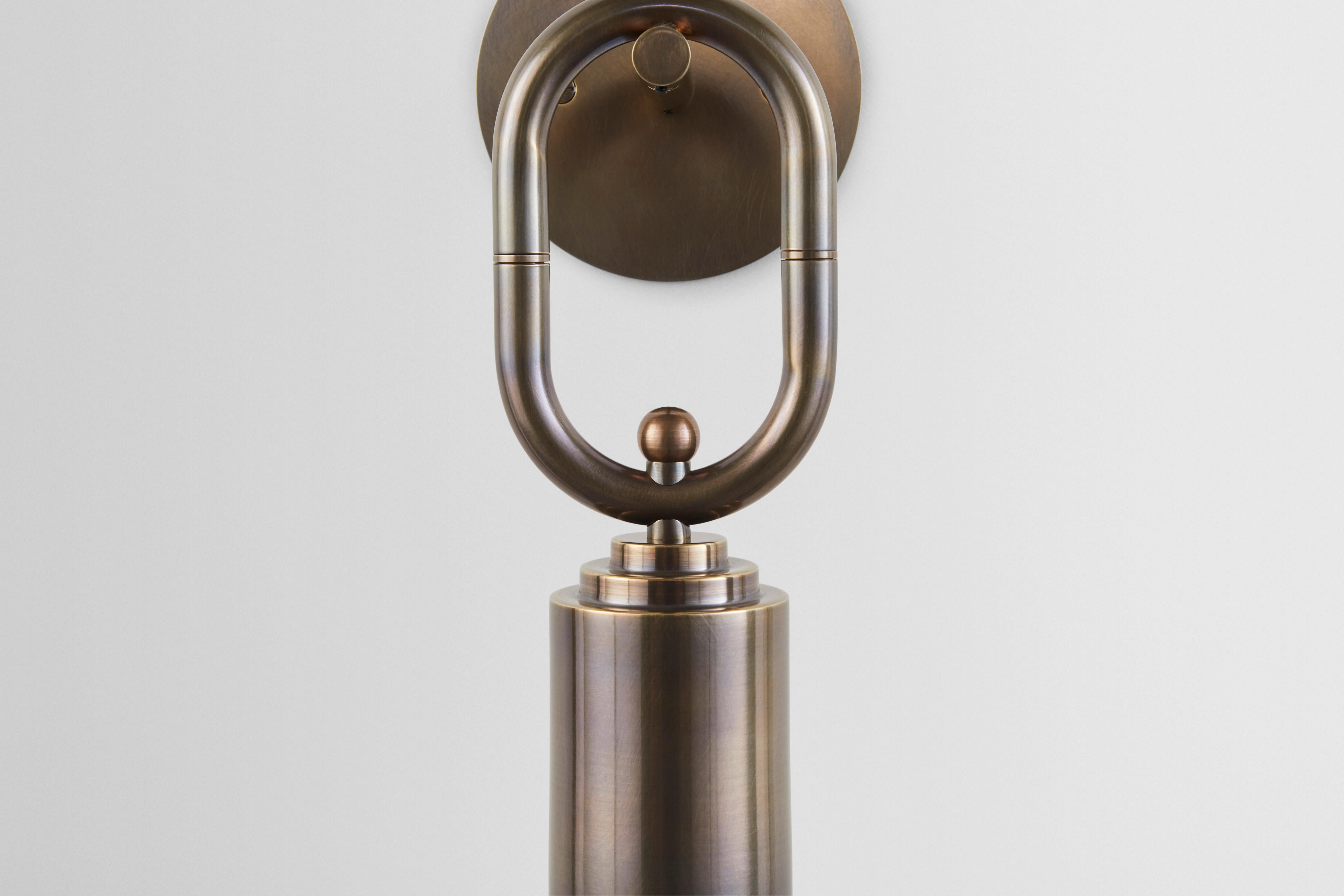 Contemporary Missing Link Wall Sconce by Volker Haug