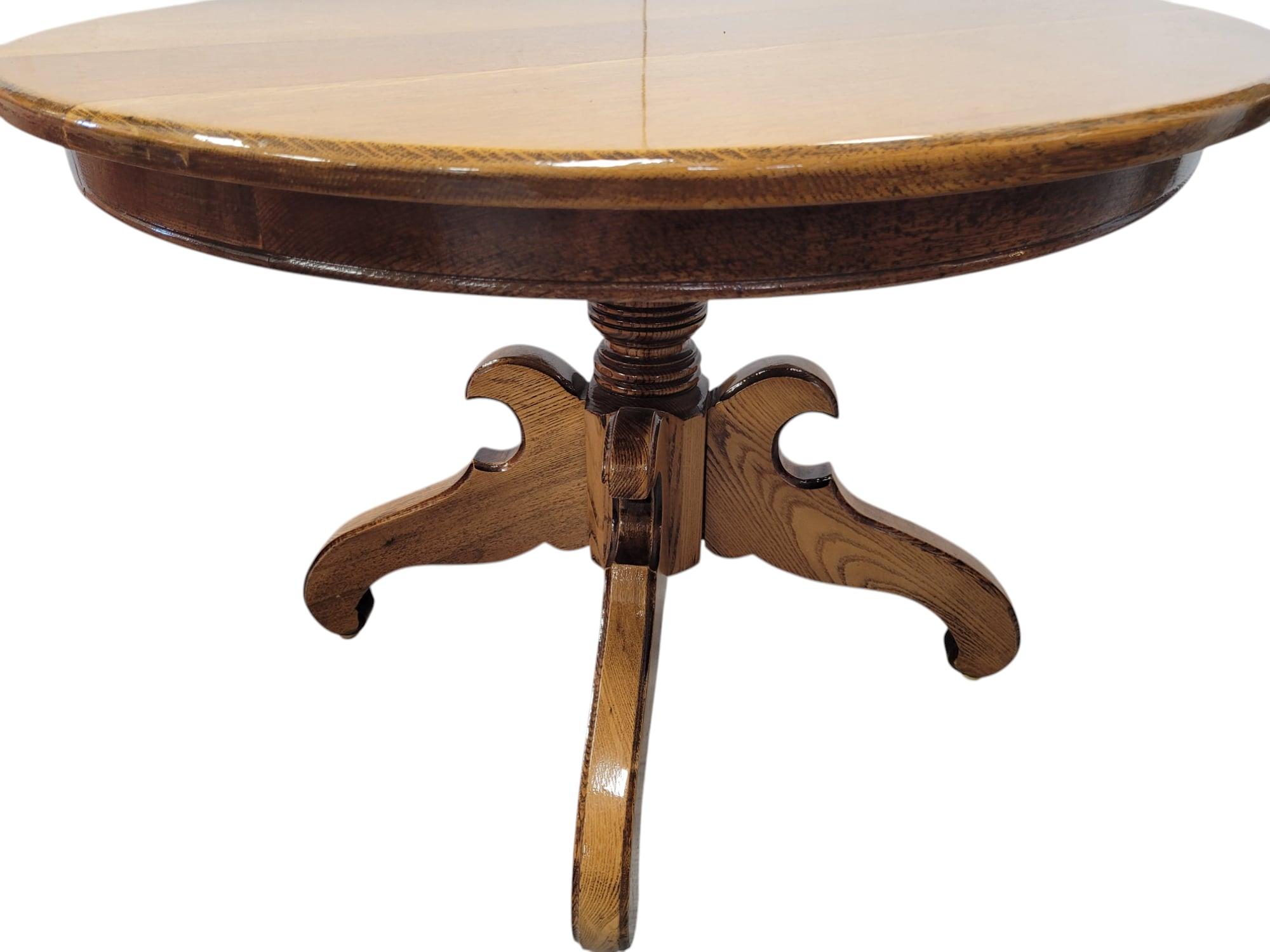 Mission / Arts and Crafts Oak Pedestal Side Table, c. 1890–1920 For Sale 2
